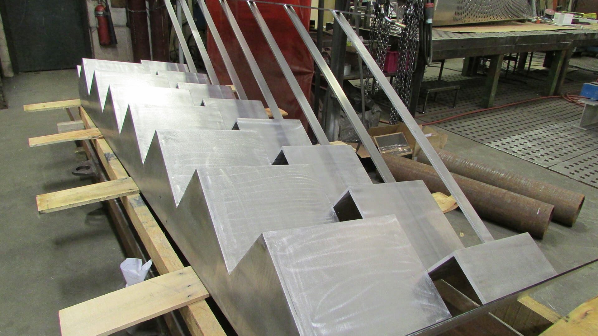 architectural fabrication laser cutting finished welding